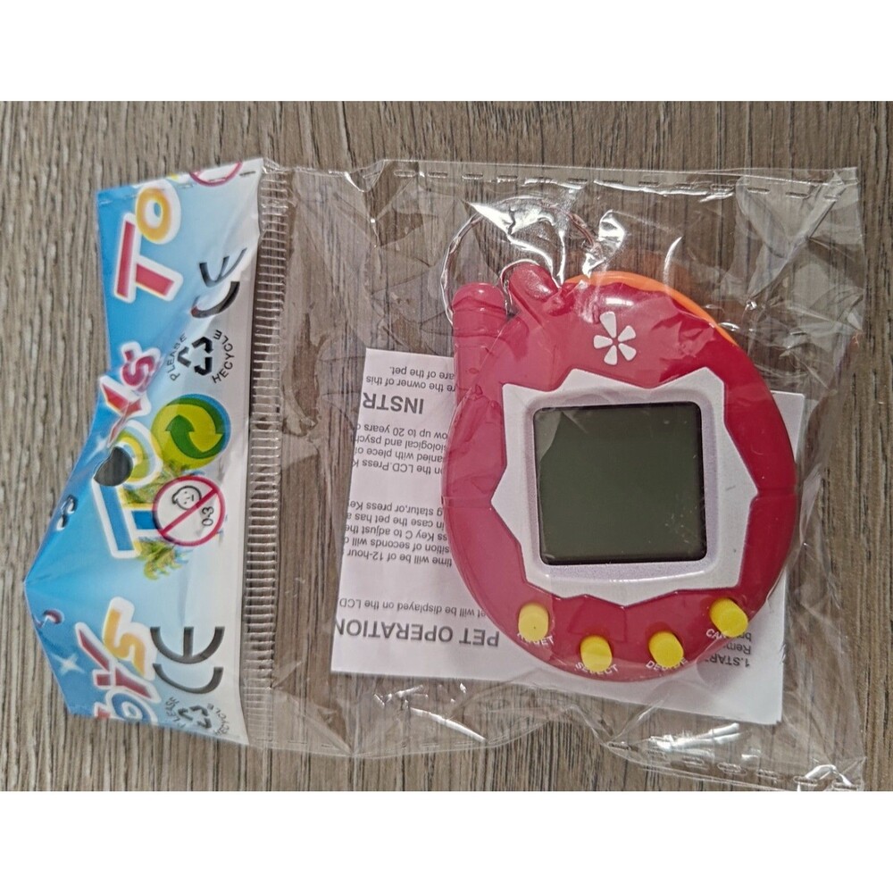 Tamagotchi Connection Electronic Retro 90’s Virtual Cyber Pet Toy Game Keychain